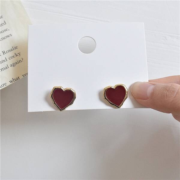 Alloy Enamel Earrings for Women