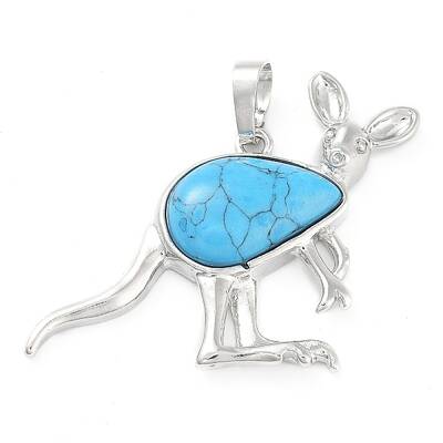 Synthetic Turquoise Pendants