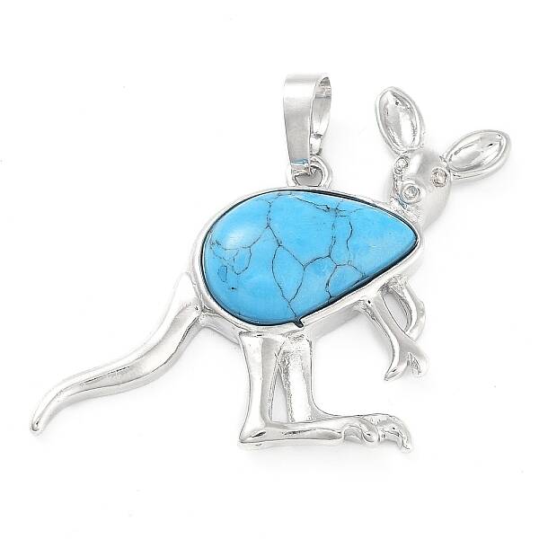Synthetic Turquoise Pendants