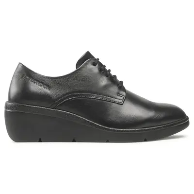 Fly London NEPE548FLY Leather Women's Lace Up Shoes - Black - Size:US 6.5-7 Women