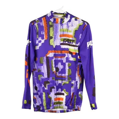 Fast 1/4 Zip - Small Purple Polyester