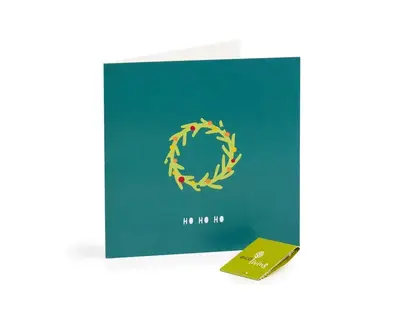 Recycled Christmas Cards - Minimalist (FSC 100%) | Style: Wreath