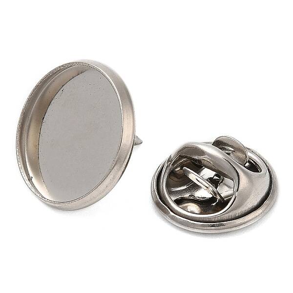 Non-Tarnish 304 Stainless Steel Brooch Findings