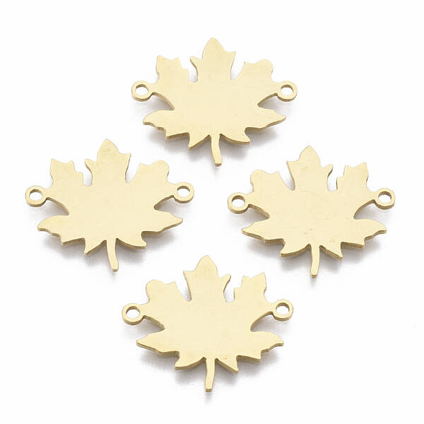 Autumn Theme 201 Stainless Steel Links connectors
