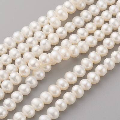 Natural Cultured Freshwater Pearl Beads Strands