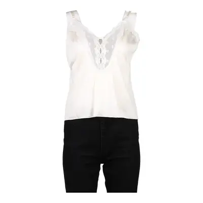 Vanity Fair Cami Top - Small White Nylon