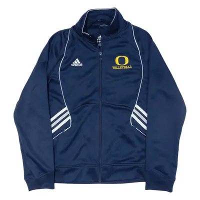ADIDAS Volleyball Climalite Track Jacket Blue Womens UK 18