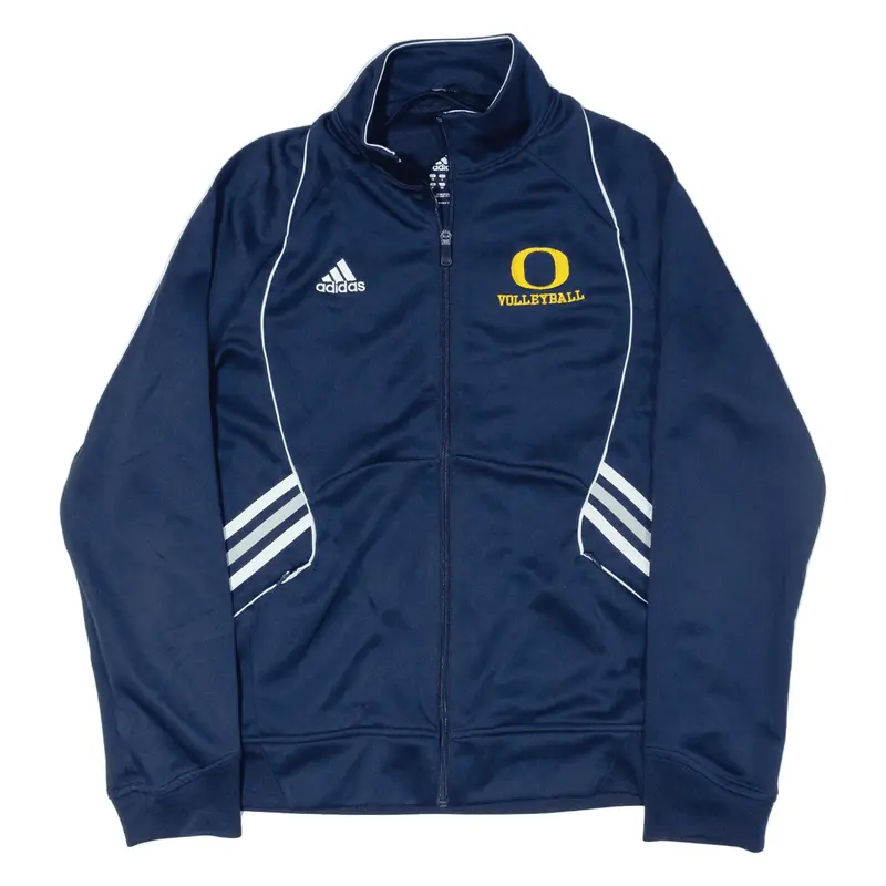 ADIDAS Volleyball Climalite Track Jacket Blue Womens UK 18