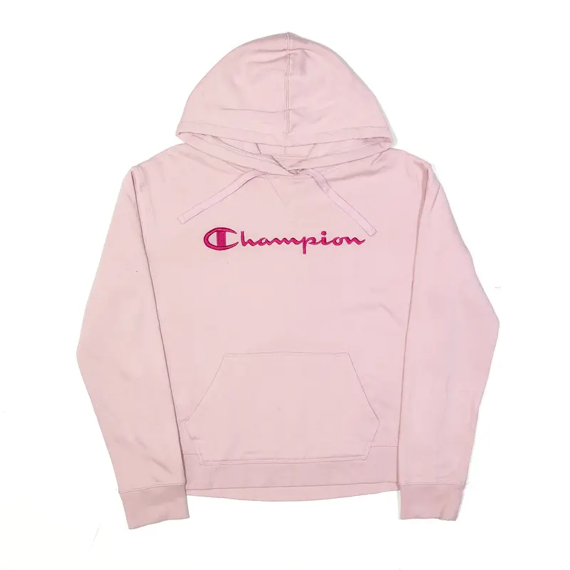 CHAMPION Hoodie Pink Pullover Womens M
