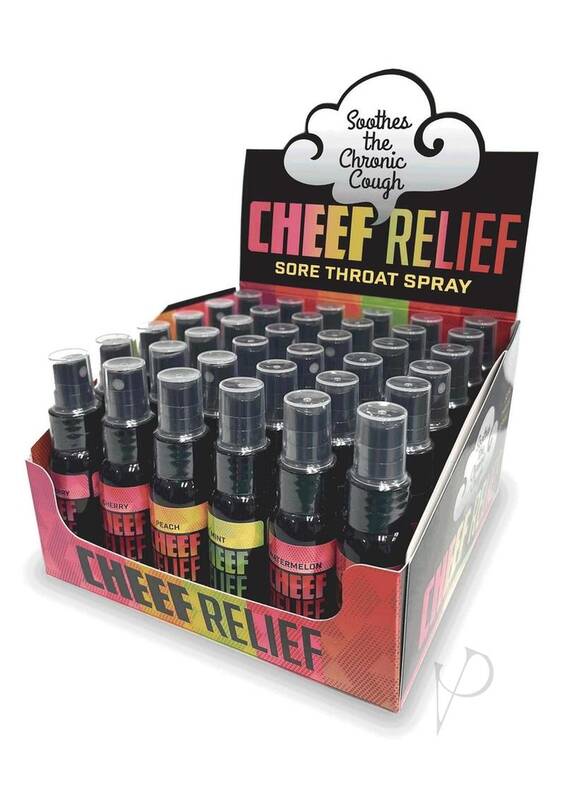 Cheef Relief Throat Spray Asst 36/disp