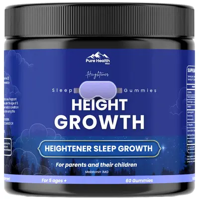 Heightener Height Growth Sleep Gummies - Vitamins to Grow Taller for True Height Potential, Natural Height Booster Increase S...