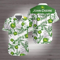 John Deere Hawaiian Shirt Men Women Beach Wear Short Sleeve Hawaii Shirt Summer Beach Shirts