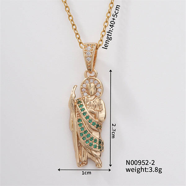 Vintage Diamond-Encrusted Pendant Necklace with Unique and Stylish Design