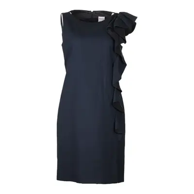 Red Valentino Mini Dress - Large Navy Cotton Blend