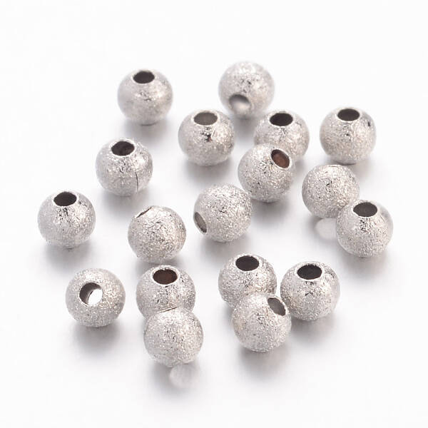 Brass Textured Beads