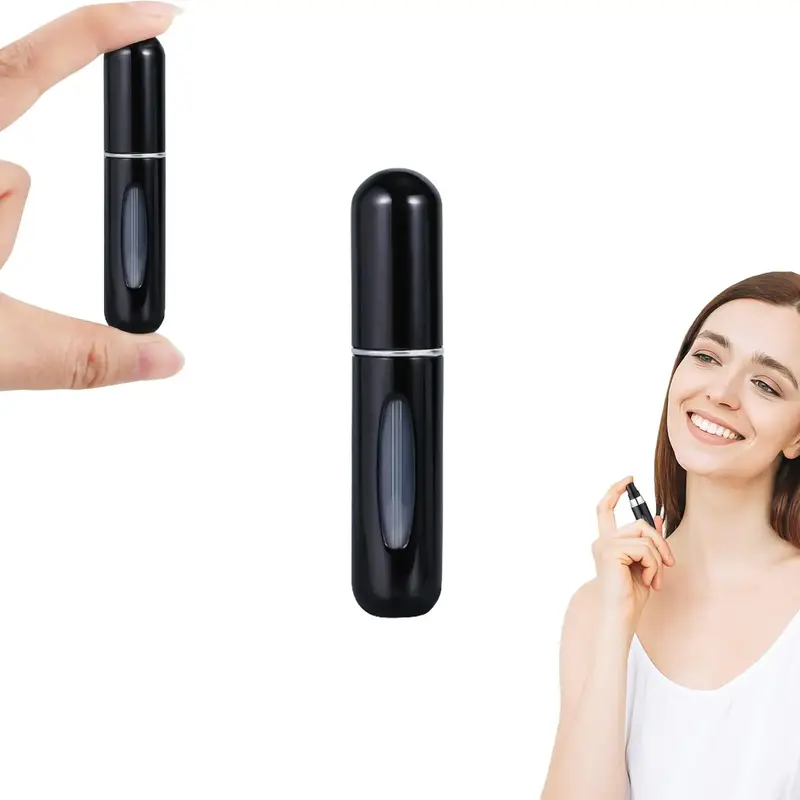 Portable Travel Spray Bottle with Press Head, Empty Perfume Dispenser Sprayer, Empty Perfume Atomizer Spray Bottle, Empty Tra...