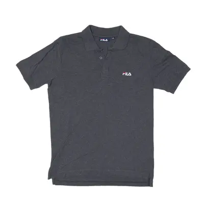 FILA Polo Shirt Grey Short Sleeve Mens S