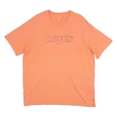LEVI'S Relaxed Mens T-Shirt Orange L