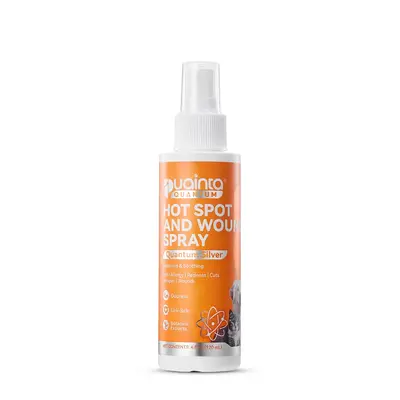 Puainta Quantum Silver Skin Sprays for Dogs and Cats - nature soothing spray, clean & soften, reduce itchy scratching