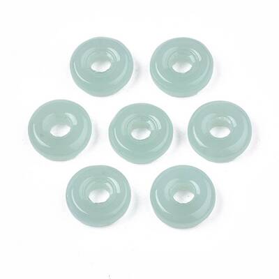 Spray Painted Glass Linking Rings