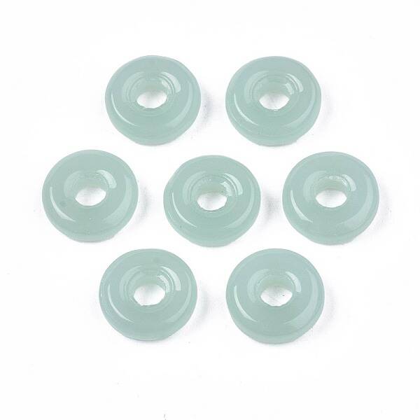 Spray Painted Glass Linking Rings