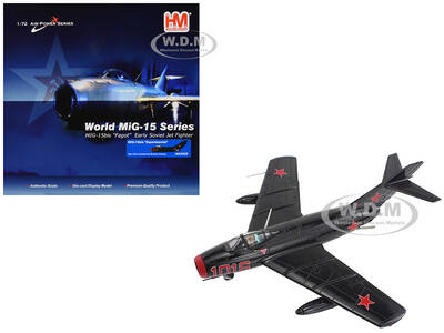 Mikoyan-Gurevich MiG-15Bis Fighter Aircraft Experimental Combat Air Museum Kansas Air Power Series 1/72 Diecast Model...