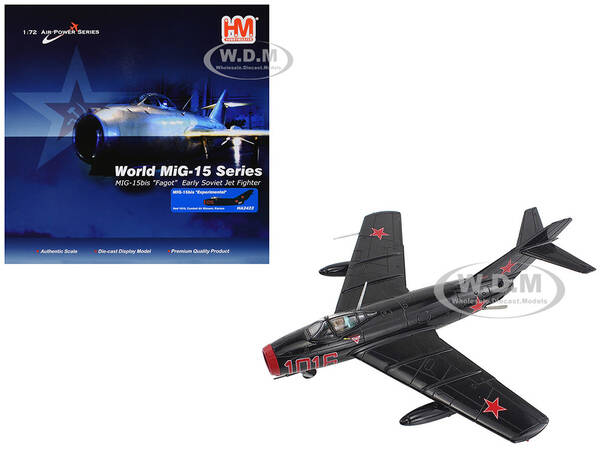 Mikoyan-Gurevich MiG-15Bis Fighter Aircraft Experimental, Combat Air Museum, Kansas Air Power Series 1/72 Diecast Model b...