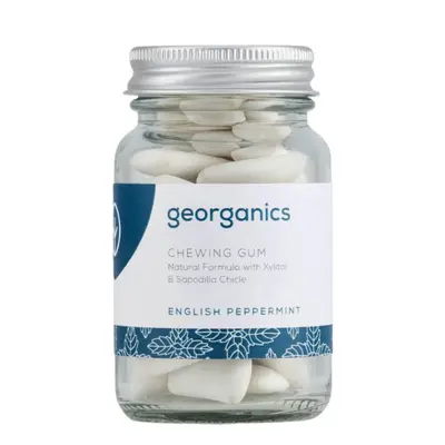Georganics Chewing gum naturale English Peppermint, 30 pieces
