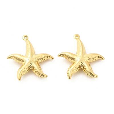 Starfish Brass Pendants