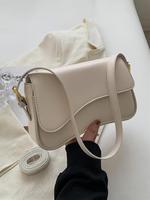 Solid Irregular Flip Shoulder Bag for Women, Crossbody Purses 2025, Summer Fall Back To School Pu Leather Designer Crossbody ...