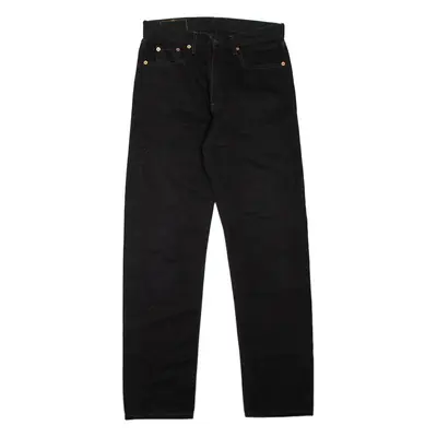 LEVI'S 615 02 Orange Tab Mens Jeans Black Regular Straight 90s W30 L32