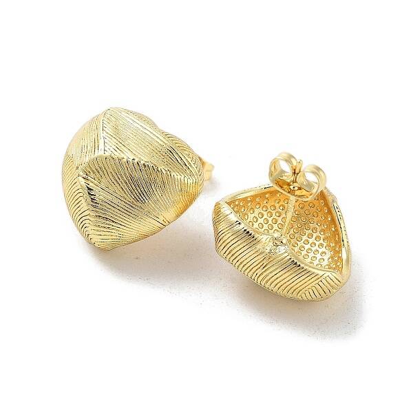 Rack Plating Brass Stud Earring