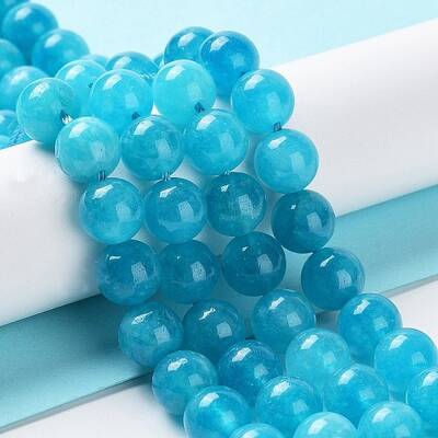 Dyed Natural Malaysia Jade Beads Strands