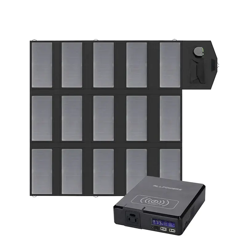 ALLPOWERS S200 Portable Power Bank 200W 154Wh S200+SP012 100W Solar Panel