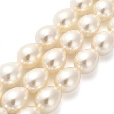 Electroplate Shell Pearl Beads Strands