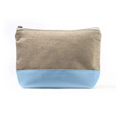 Everist Jute Travel Pouch - Large Blue