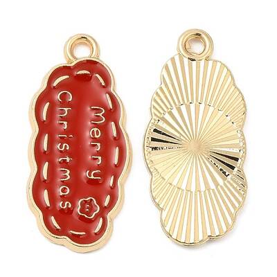 Christmas Alloy Enamel Pendants