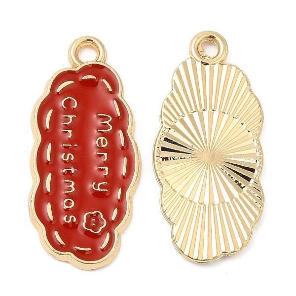 Christmas Alloy Enamel Pendants