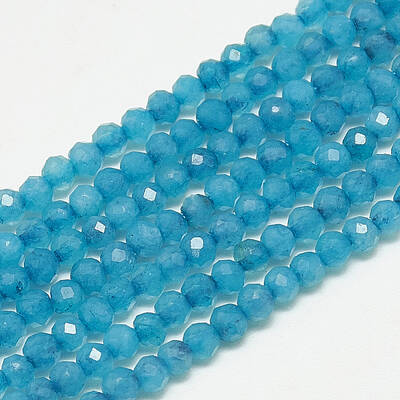 Natural White Jade Beads Strands