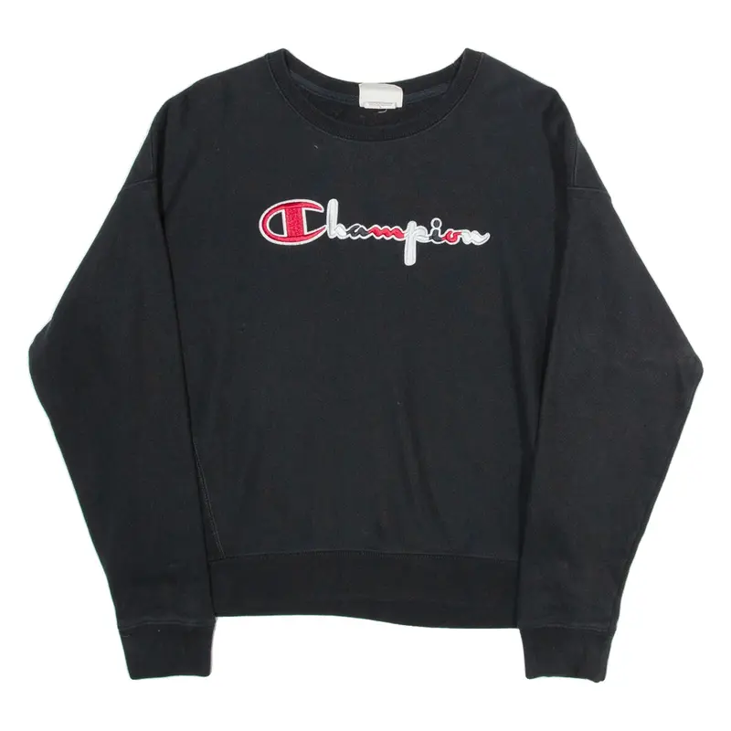 CHAMPION REVERSE WEAVE Mens Sweatshirt Black L