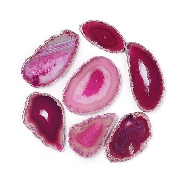 Natural Agate Pendants