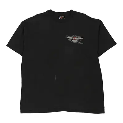 Harley Davidson T-Shirt - 2XL Black Cotton