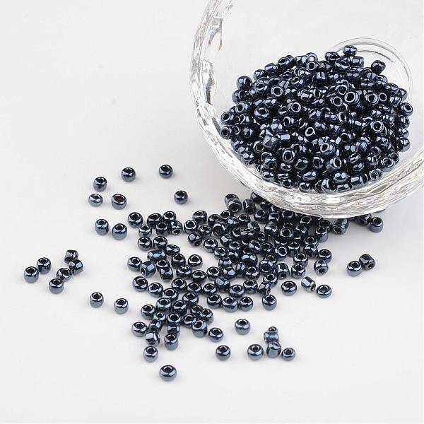 DIY Craft Beads 8/0 Opaque Colors Lustered Round Glass Seed Beads