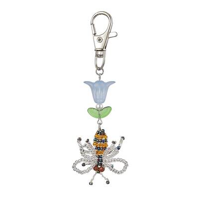 Bees Handmade Glass Seed Beads Pendants Decorations
