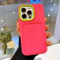 2 in 1 Phone Case with Card Slot, Anti-fall Phone Case, Anti-sweat & Anti-fingerprint Phone Cases for iPhone 11 12 13 14 15 1...