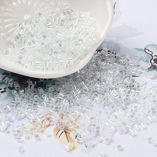 Transparent Colours Luster Glass Seed Beads