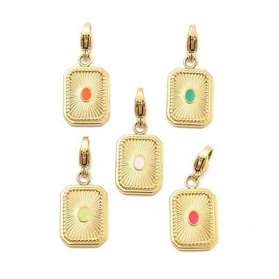 304 Stainless Steel Enamel Pendant Decoration