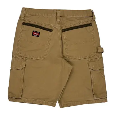 Wrangler Cargo Shorts - 32W 10L Brown Cotton | Size: 32″ waist