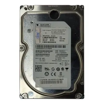 38L6635 IBM 4TB 6Gb/s SAS 7200 3.5-inch 128MB Hard Drive