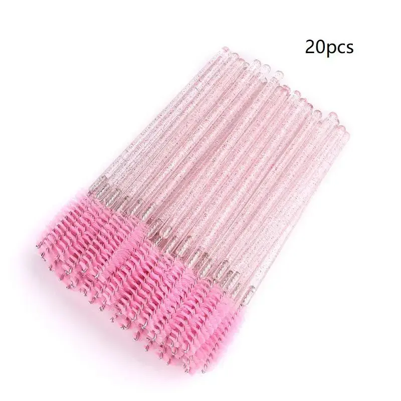 Clear Hand-held False Eyelash Combs, Lightweight Portable Hygienic Disposable Eyelash Combs, Professional Women's Makeup Tool...